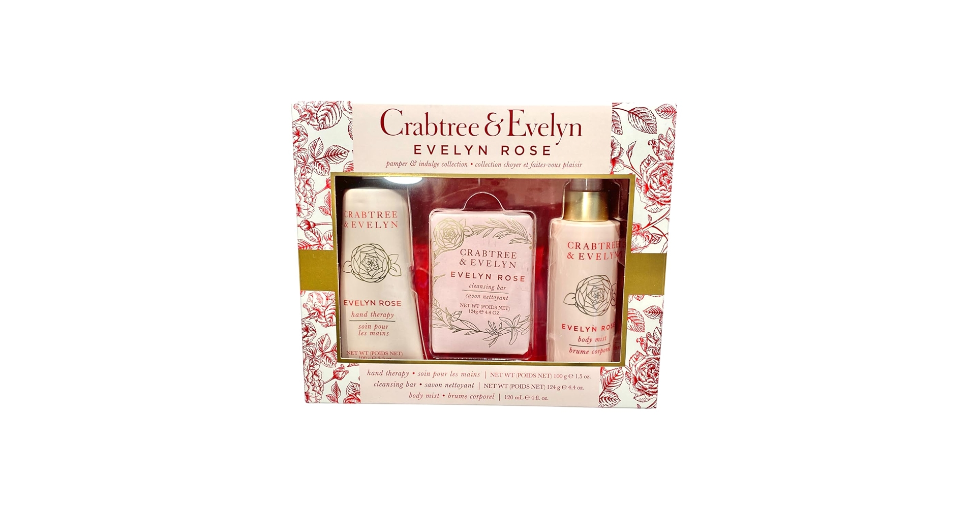 Crabtree & Evelyn Evelyn Rose オードトワレ CRABTREE & EVELYN CLASSIC EVELYN ROSE EAU de TOILETTE BOX